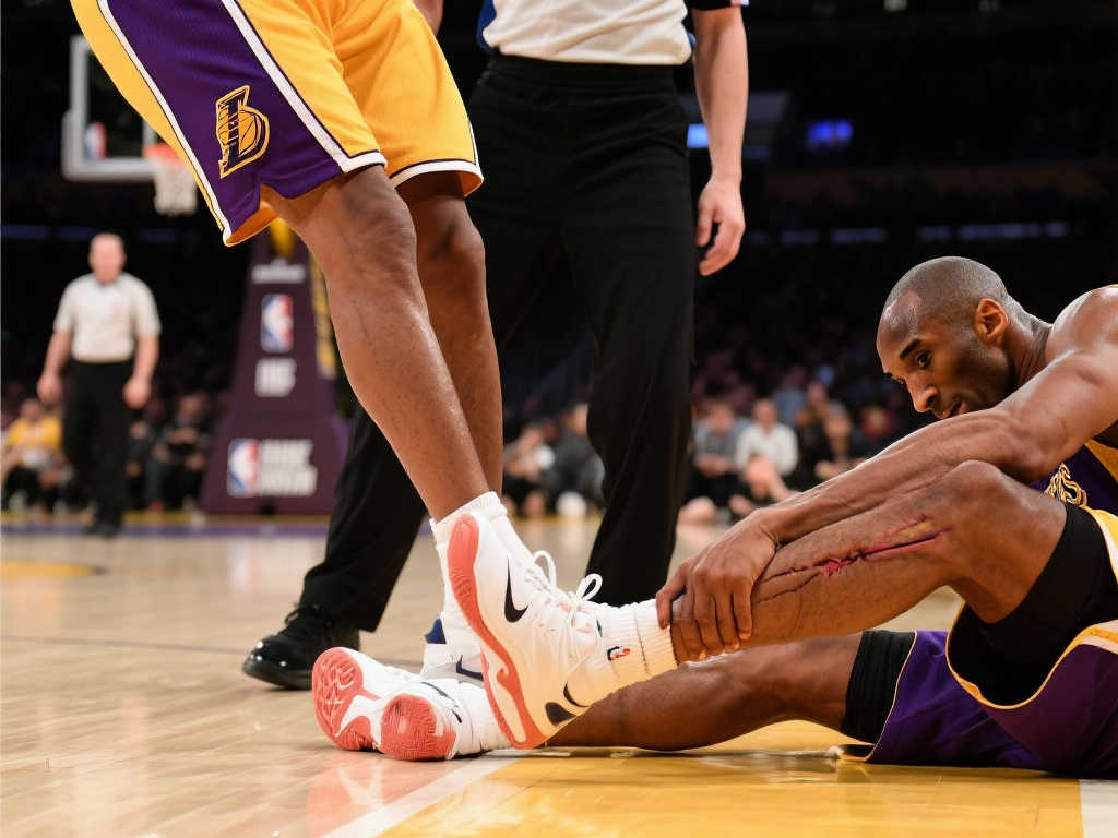 塔图姆被小萨踩脚险受伤，幸无大碍未穿保护靴离场